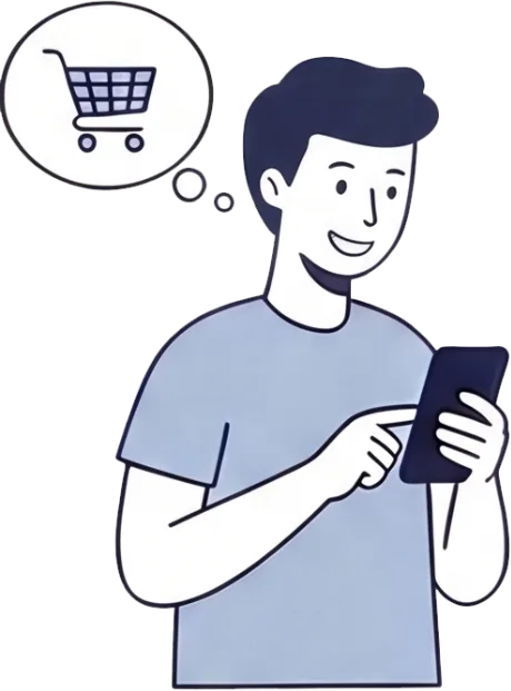 Commandez depuis votre téléphone